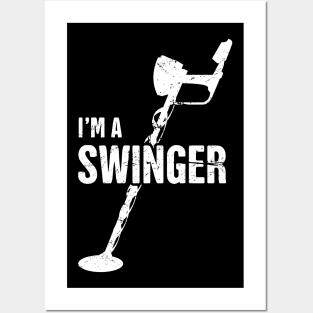 Swinger | Funny Metal Detecting Posters and Art